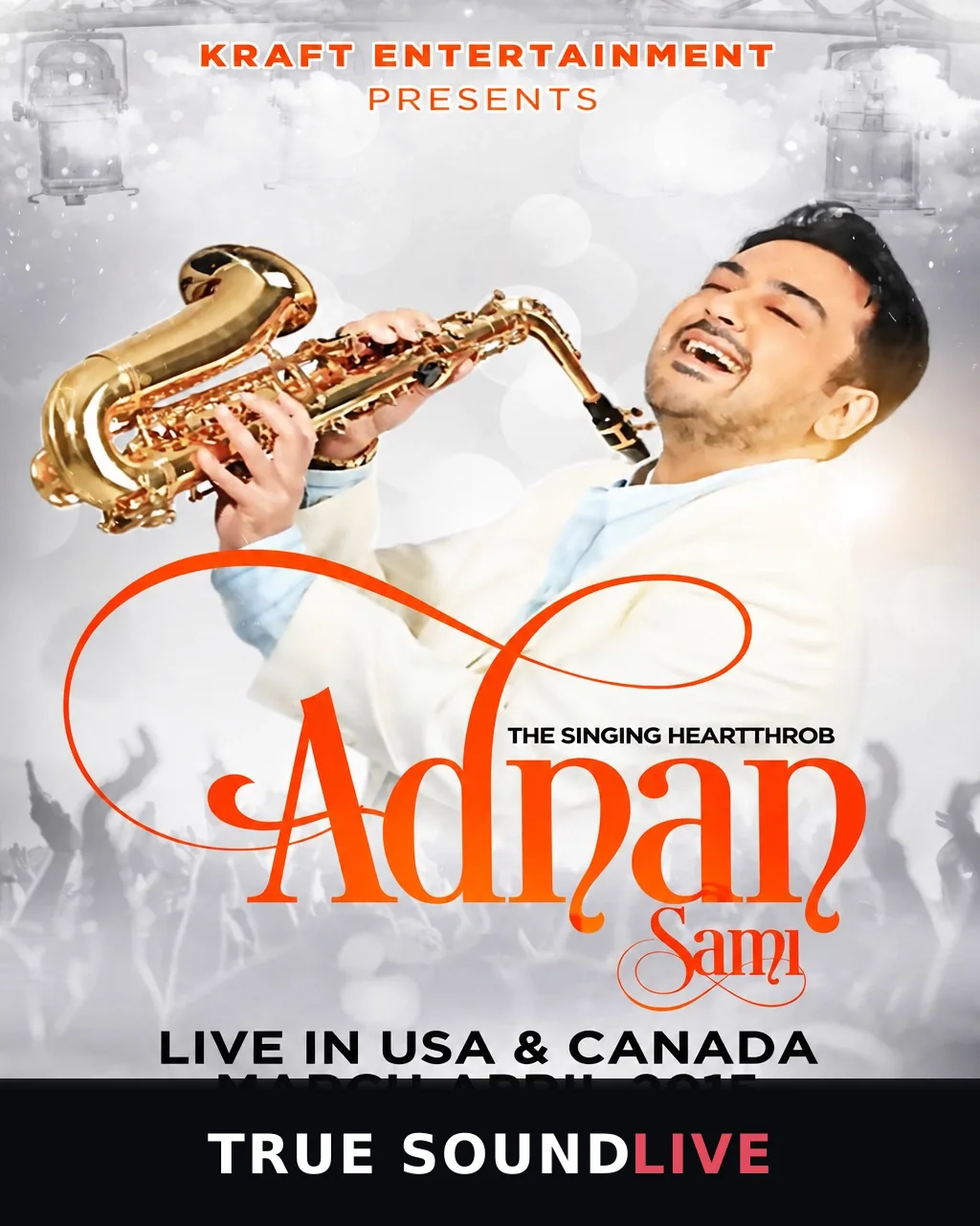 Adnan Sami live in USA and Canada tour poster