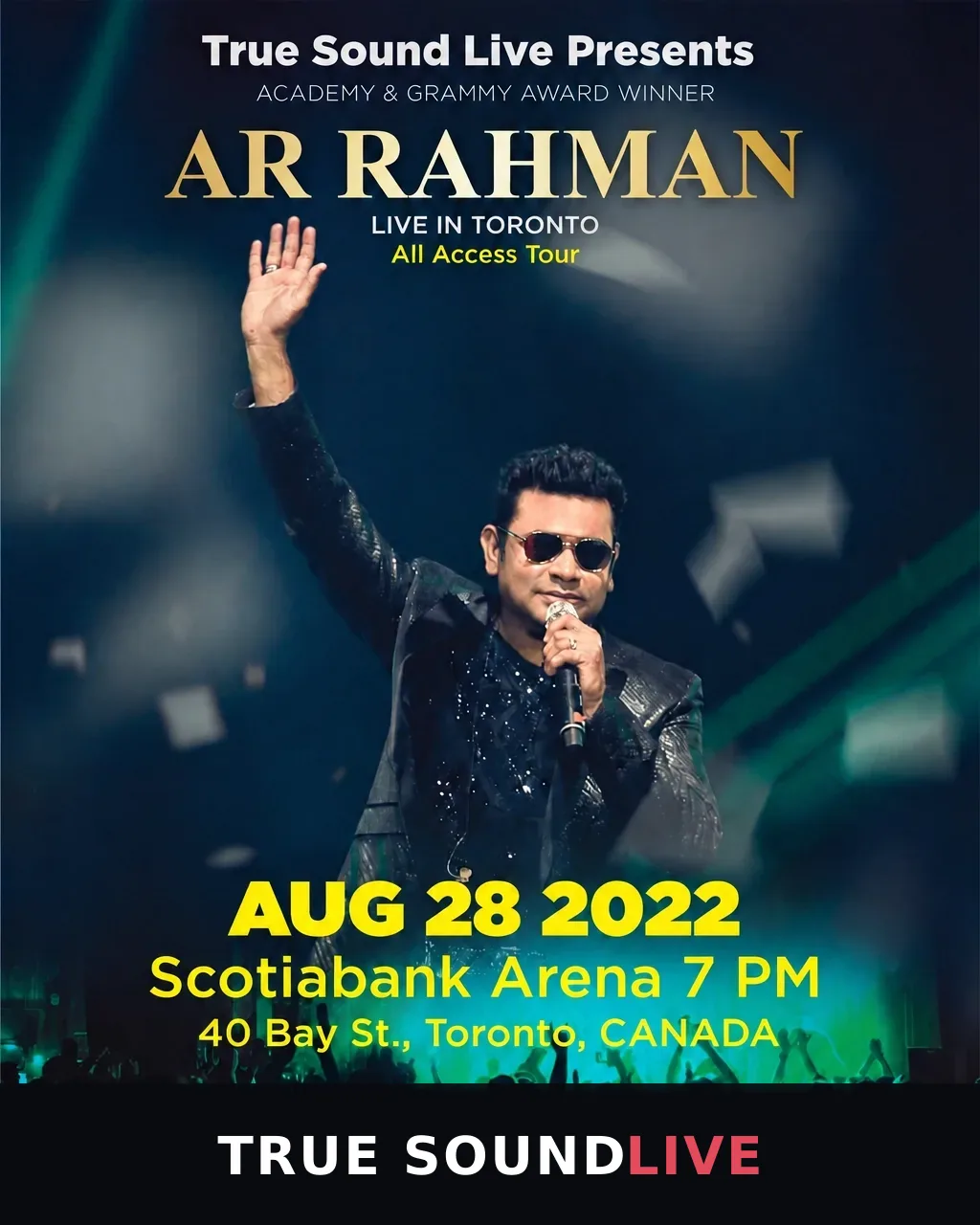 AR Rahman All Access Tour live in Toronto poster