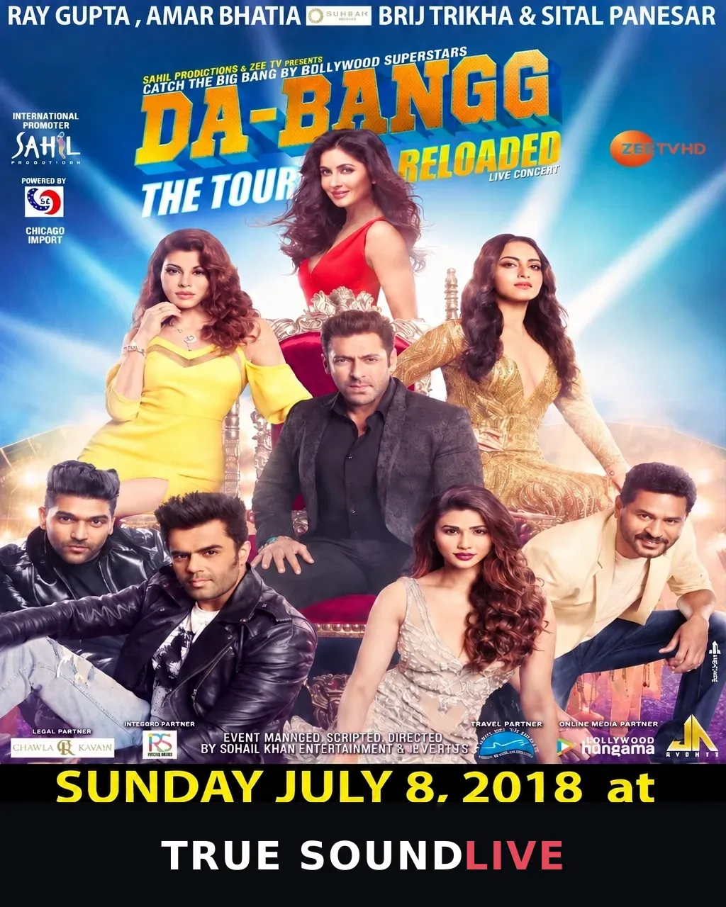 Da-Bangg Reloaded live concert poster
