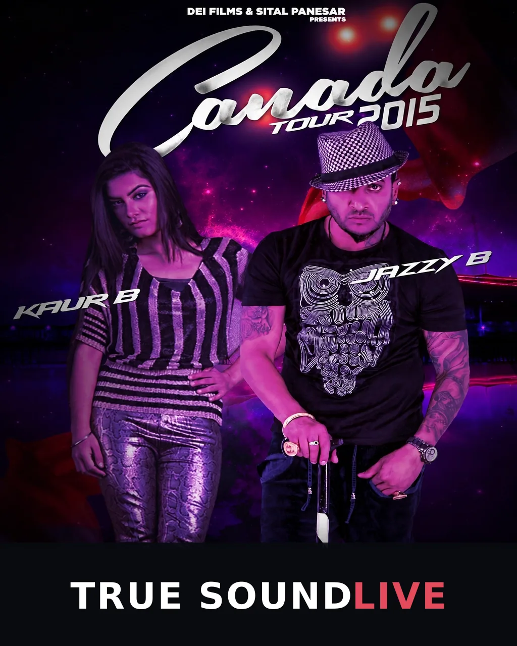 Kaur B and Jazzy B Canada Tour 2015 poster
